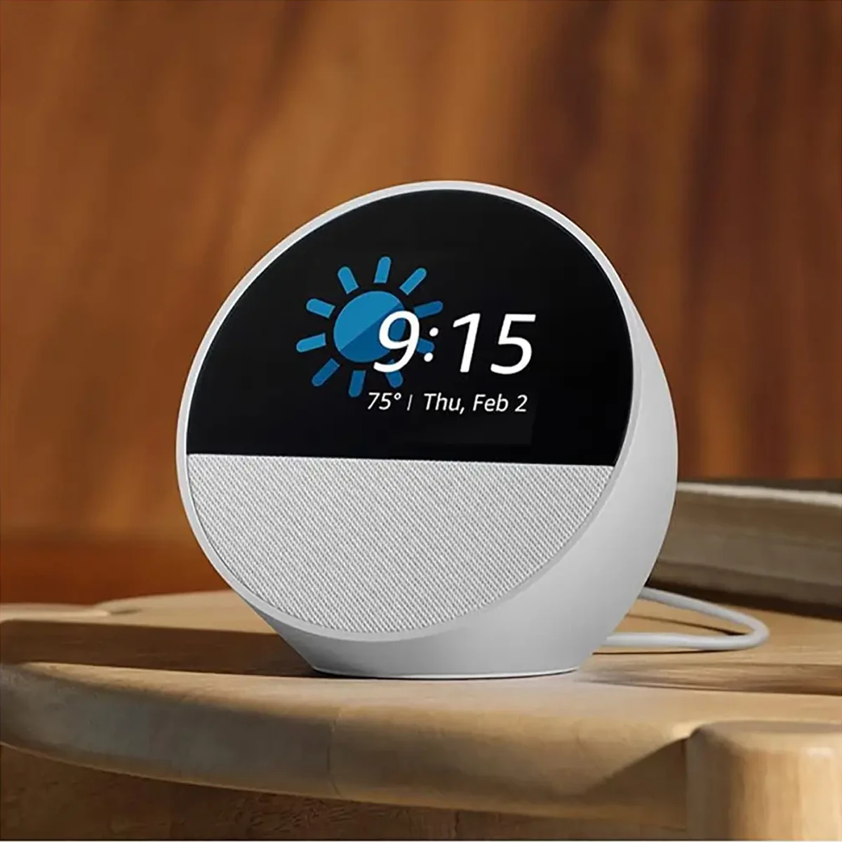 Amazon Echo Spot Bocina Inteligente 2024 Color Blanco