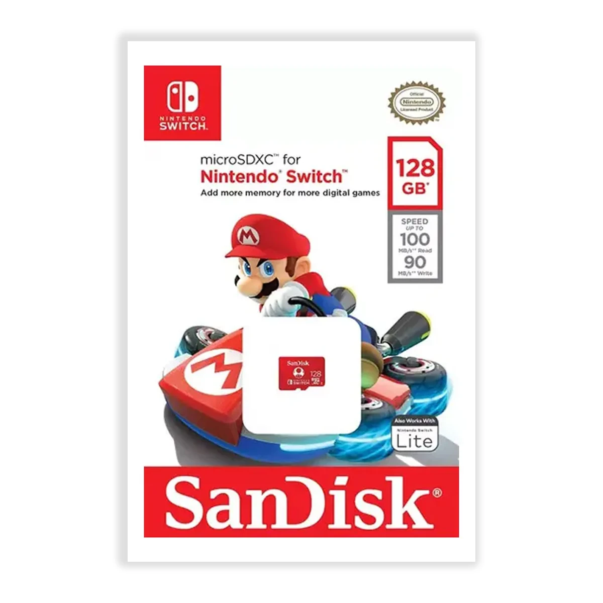 Tarjeta de memoria SanDisk SDSQXAO-128G-GNCZN Nintendo Switch 128GB